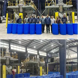Tongjia Three-Layer Double-Ring Barrel Production Blow Moulding Machine thumbnail-1