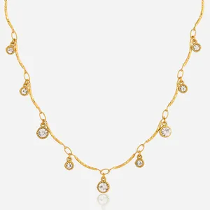 Custom Stainless Steel Necklace With 18K Gold PVD - Low MOQ & Quick Sampling Available thumbnail-1