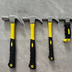 16OZ Nail Hammer Claw Hammer Rip Hammer, Fiberglass Handle thumbnail-5