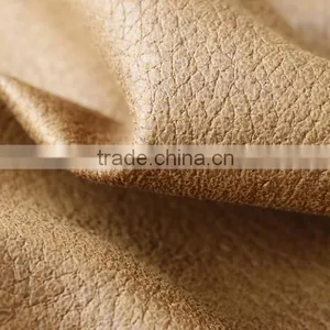 Bright Leather-look Embossed Sofa Fabric With Nonwoven Back/PVC Quality Choice thumbnail-1