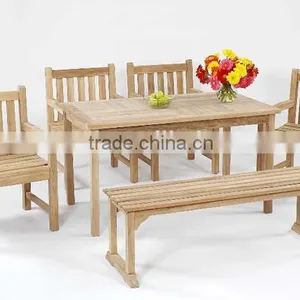 Hot Sale Wood Dining Set Table and Chair/wood Furniture thumbnail-1