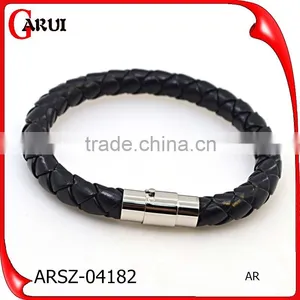 Unisex Leather Bracelets Bangles Men Women Vintage Bracelet Of Leather thumbnail-5