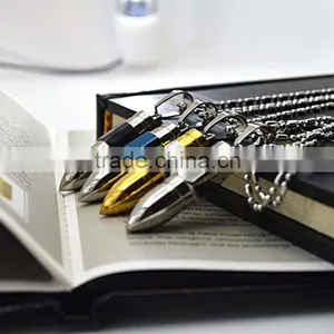 Fashion Jewellery Accessory Pen Head Steel Pendants For Men thumbnail-6