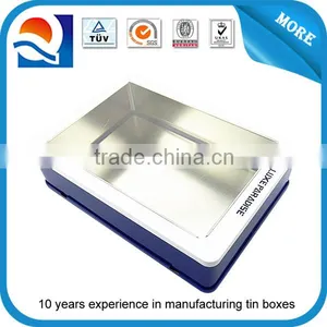 Hot Selling Rectangular Tin Box With Window for Packaging thumbnail-1