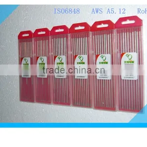 ISO6848 and RoHS WT20 Tungsten Weld Electrode EWTh-2 Red Tip 10pieces/pack thumbnail-1