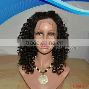 In Stock Brazilian Virgin Curly Afro Wigs for Black Women thumbnail-1