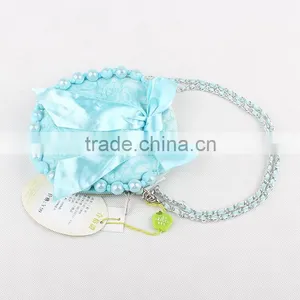 2015 Fast Shipment Sling Bag Baby Girls Coin Purse Girl Lace Pearls Princess Handbag thumbnail-3