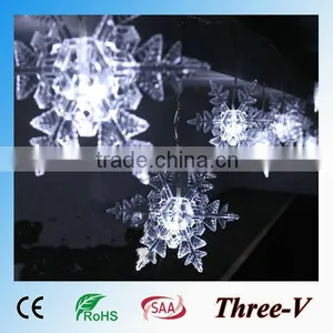 20LEDs 4*0.15M CE ROHS SAA Approved Falling Star Led Christmas Lights Decoration Window Stars/butterfly/heart/horse/snowflake thumbnail-1