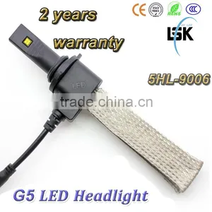 High Brightness Newest G5 Led Headlight 12v 2500LM Top Quality Car Led 9006 Headlight thumbnail-4