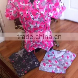 Medical Uniforms Printed Tops In USA thumbnail-2