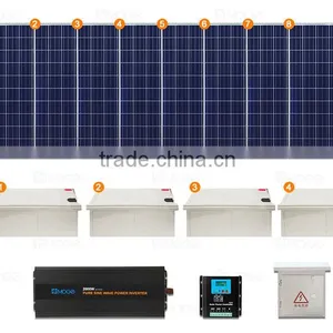 10Kw Solar Generator Grid Tie System High Efficiency Low Price thumbnail-6