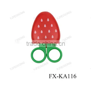 FX-KA116 Lovely Student and Children Scissors With Protector thumbnail-1