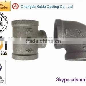 NPT Thread China Factory Malleable Iron Pipe Fittings UL/FM thumbnail-1