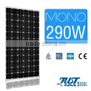 High Quality 290 Watt Monocrystalline Solar Panel for Home Solar Panel Kits Paneles Solares With CE Tuv thumbnail-1