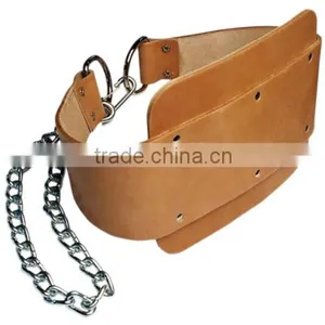 Leather Weight Lifting Dipping Dip Belt thumbnail-1