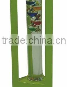 China Manufacture Triangular Wooden Frame Galileo Thermometer thumbnail-2