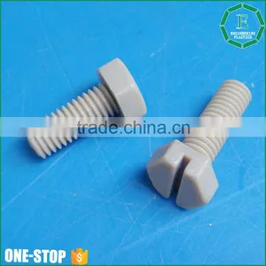 Customized Fasteners High Precision Injection Moulding Custom Peek Plastic Pan Head Screw thumbnail-1