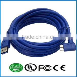 1M Supper Speed USB 3.0 Type A to Micro B Male Blue Cable thumbnail-4