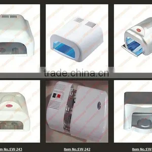 White Color UV Nail Gel Lamp 36w 220V-240V Nail Tools Dryer For Curing Nails Arts With 4PCS 365nm UV Bulbs thumbnail-1