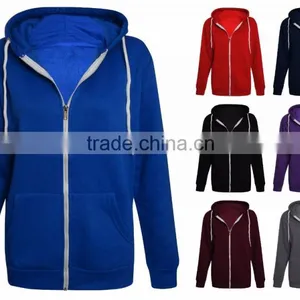 White Zippy Xxxxl Multi Color Plain Custom Hoodies thumbnail-1