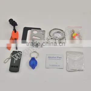2016 Portable SOS Camping Survival Kits Self Help Emergency Gear Tool Box Set Wholesale Hot thumbnail-5