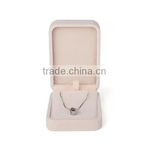 Custom Flock Jewelry Boxes Pendant Box thumbnail-2