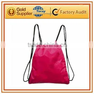 Small Fashion Wholesale Nylon Drawstring Shopping Backpack Gym Bag thumbnail-1