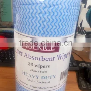Super Heavy Duty Roll Wipe /Blue Shop Towels thumbnail-2