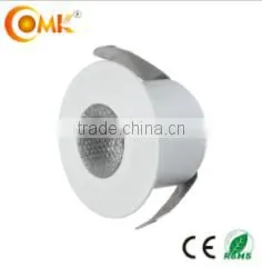 1w 3w 240lm White Led Lights for Kitchen Mini Round Display Cabinet Lighting thumbnail-1