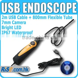 7mm Mini USB Video Waterproof Scope Inspection Camera Endoscope Borescope thumbnail-1