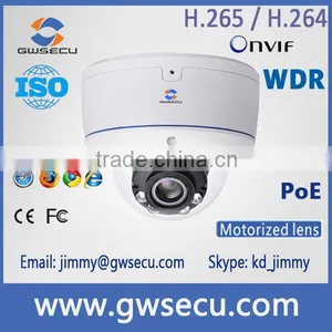 GWSECU IK10 Vandal-proof Dome 2Mega Pixel Motorized Zoom Lens IP CCTV Camera Quality Choice thumbnail-1