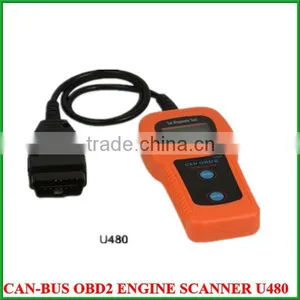 Promotion Sale U480 OBD2 CAN BUS Code Scanner OBDII Engine Code Reader Good Quality thumbnail-1