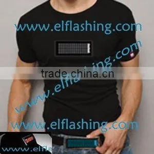 LED T-Shirt, LED Message T-shirt thumbnail-1