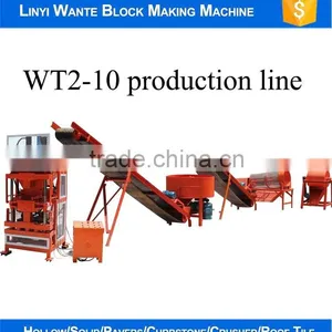 Wante Machinery WT2-10 Newest Improved Clay Interlocking Brick Eco Soil Compressed Factory Price thumbnail-1