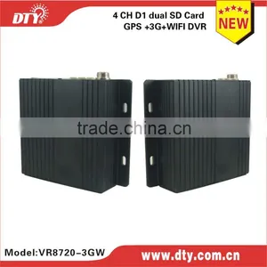 DTY VR8720 H.264 Dual sd Card 128GB Mini Mobile Dvr Turkish Language thumbnail-1