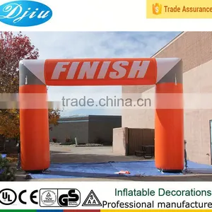 DJ-GM-46 Wholesale China Supply Orange Inflatable Door Arch Racing Supply thumbnail-1