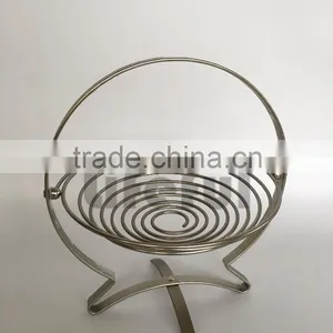 Fruit Basket Storage Holder - Metal Wire Style Foldable thumbnail-1