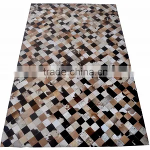 Hair-On Cowhide Leather Carpet PL-341 thumbnail-1