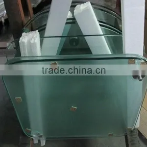 Shaped Glastisch / Shaped Glass Table Top With EN12150 Certificate thumbnail-1