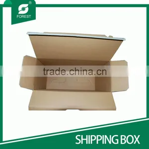 LITHO PRINTED CORRUGATED SHIIPPING BOXES FOR MOVING WITH PLASTIC HANDLE thumbnail-2