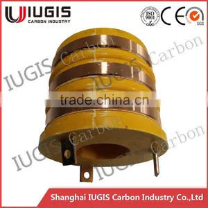 YZR Series Slip Ring for Amusements Equipments 50A Aluminum Brush Holder thumbnail-2