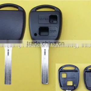 Replacement 2 Button Remote Key Fob Case Shell for Toyota Car Master Key, Toy48 Blade thumbnail-1