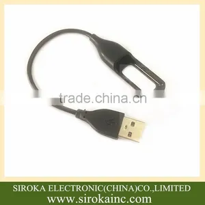 Factory Supply High Quality USB 2.0 Charger Cable With Customied Color for Fitbit Flex Wristband Bracelet thumbnail-2