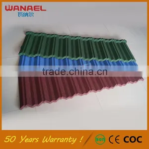 Modern House Design Wanael Traditional Anti-fading Corrugated Metal Light Weight Spanish Tile Roof thumbnail-6