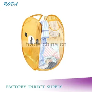 Cartoon Print Pop up Laundry Basket With Handle thumbnail-1