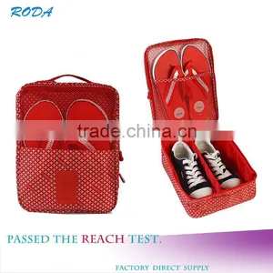 WBA - 001: China Housewares Wholesale Waterproof Nylon Fabric Travel Storage Bag for Shoes thumbnail-1