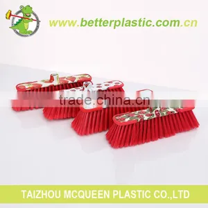Factory Price Printing Broom Head Better Quality Warm Hold Red Cleaning Brush Plastic Soft Broom thumbnail-1