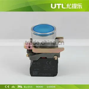 Illuminated LA110-B4-BW33-B5 110V,Screw Terminal,Twist Push Button Switch thumbnail-1