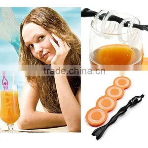 Sexy Mermaid Hula Hoop Shape Silicone Ice Cube Tray thumbnail-2