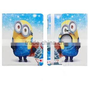 For IPad Air 3D Despicable Me 2 Rotation Leather Cover thumbnail-4
